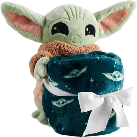 NWT Baby Yoda Grogu Mandalorian Blanket Supersoft Oversized